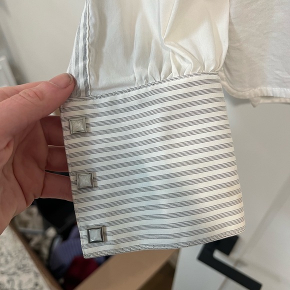 White Winston equestrian button up size 40R - Picture 7 of 8